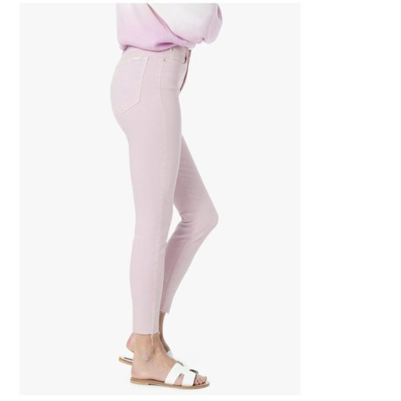 Joe's The Icon Mid Rise Skinny Crop Lavender Jeans. 25, 26, 30 - Picture 4 of 13